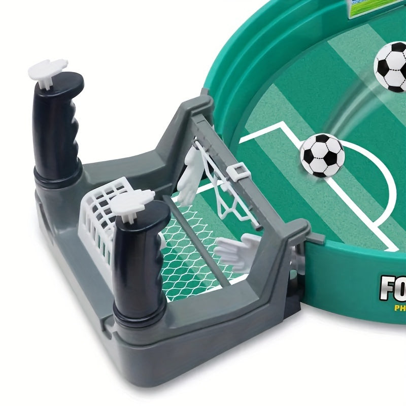 Deluxe Family Table Soccer Board Game - Double-Sided Competitive Fun for Kids Ages 3-6 - Promotes Social Interaction, Develops Fine Motor Skills and Hand-Eye Coordination - Perfect for Indoor Playdates and Birthday Parties