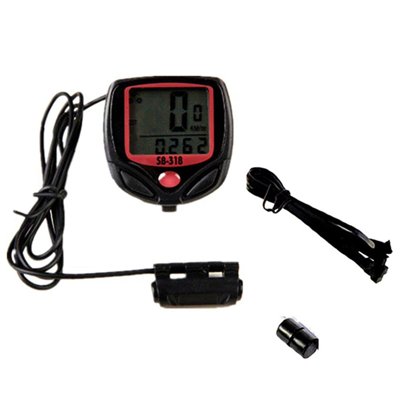 Waterproof Bike Computer Bicycle Meter Odometer Speedometer LCD Display Cycling Computer Velocimetro Wired Stopwatch