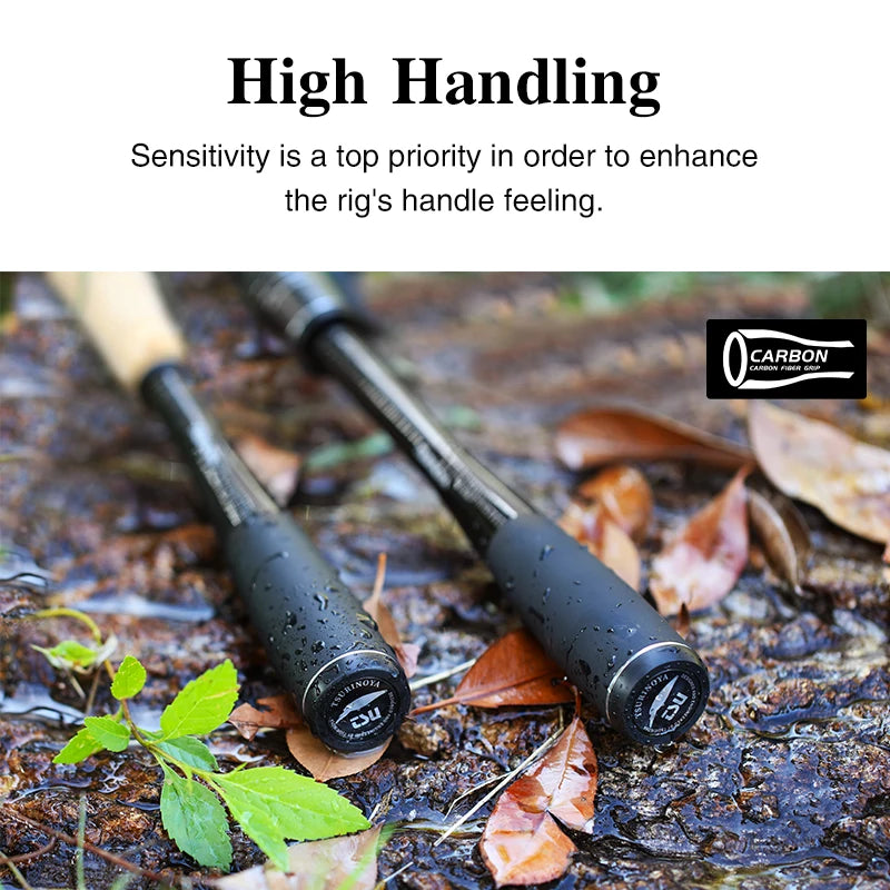 TSURINOYA DRAGON Fishing Rod 1.98m 2.08m L ML M Fast Action Spinning Casting Rod For Bass Pike FUJI Guide Carbon 2 Section Rod