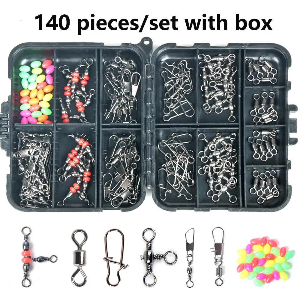 Carp Fishing Gear Kit Beads for Fishing Set Tols Fihing Fish Carpfishing Goods Tackle Accessory Items Artificial Bait Swivel All