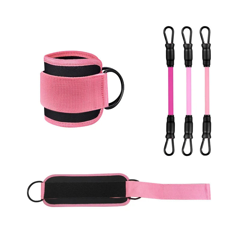 Resistance Bands Set with Ankle Straps, Glutes Workout,Butt Exercise Equipment for Women Legs and Glutes for Home fitness，Gym