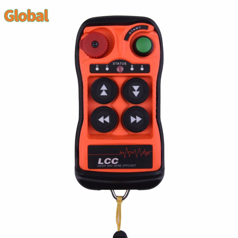 QA400 4 buttons single speed Industrial Wireless Radio Crane Remote Control switches winches Hoist track Crane Lift Control