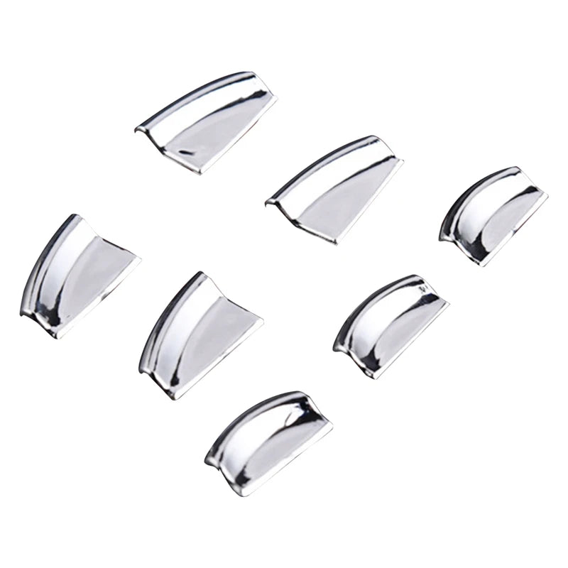 7PCS Car Chrome Interior Door Switch Styling Trims for Tesla Model S / x Accessories