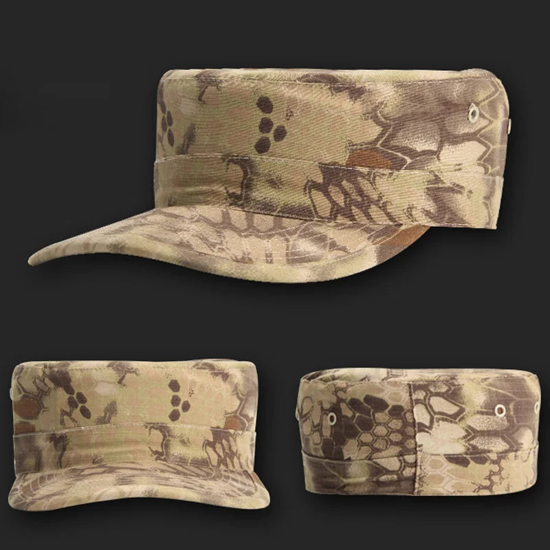 Men's Tactical Cap Blank Plain Camo Fitted Hats Multicam Caps Baseball Desert FG Camouflage Cap Hat Gear