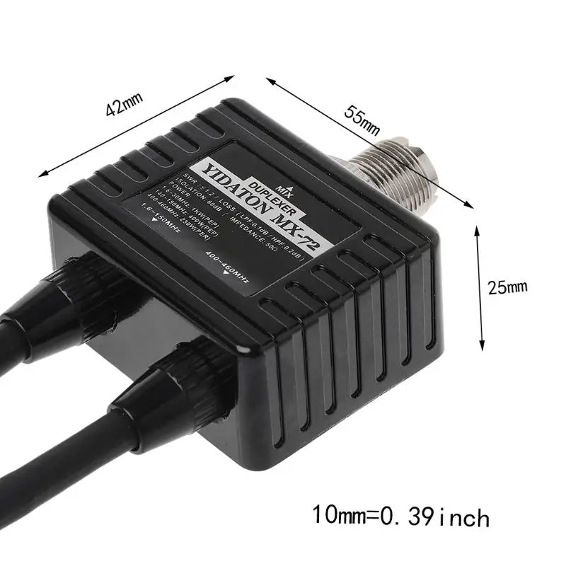 MX72 HAM Antenna Combiner Frequency Transit Station Mobile Radio Duplexer Electronic Accessories 77UB