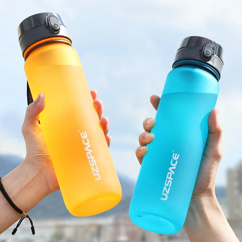 1000ml Large Capacity Water Bottle Portable Leakproof Shaker Frosted Plastic Drinkware Travel Camp Sports Direct Drinking Bottle