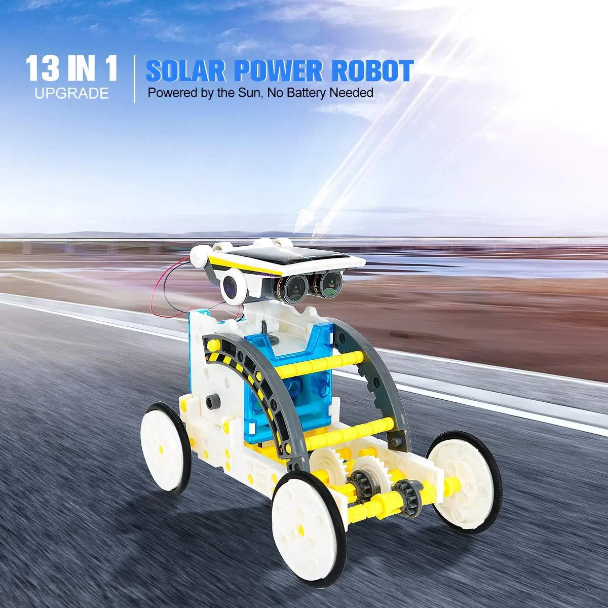 STEM Solar Robot Educational Toys Technology Science Kits Learning Development Scientific Fantasy Toy for Kids Children Boys