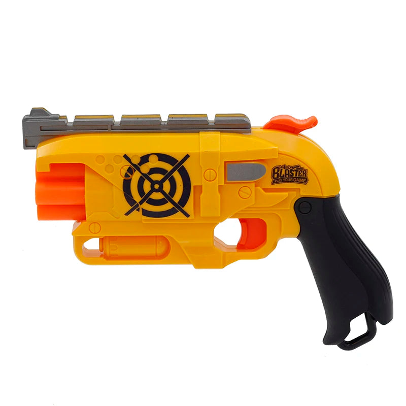 New Arrival Manual 6-Shot Revolver Soft Bullet Gun Suit for Nerf Bullets Toy Pistol Gun Dart Blaster Toys for Children