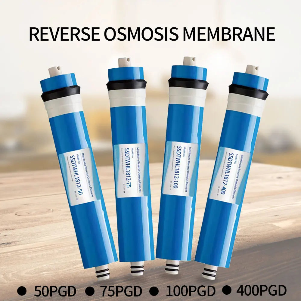 50/75/100 GPD Kitchen RO Membrane Reverse Osmosis Replacement Water System Filter Purification Water Filtration Reduce Bacteria