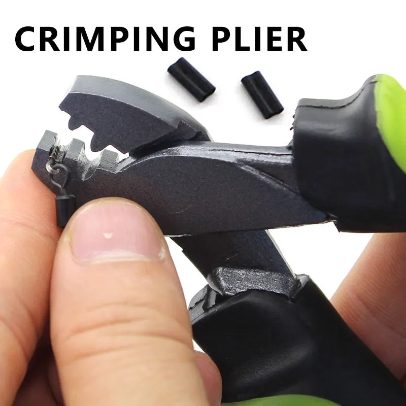 Carp Fishing Accessories Carp Crimps Plier Tool for Stiff Coated Braids Mono Leader  Booms Hair Rig Method Feeder Fishing Tackle