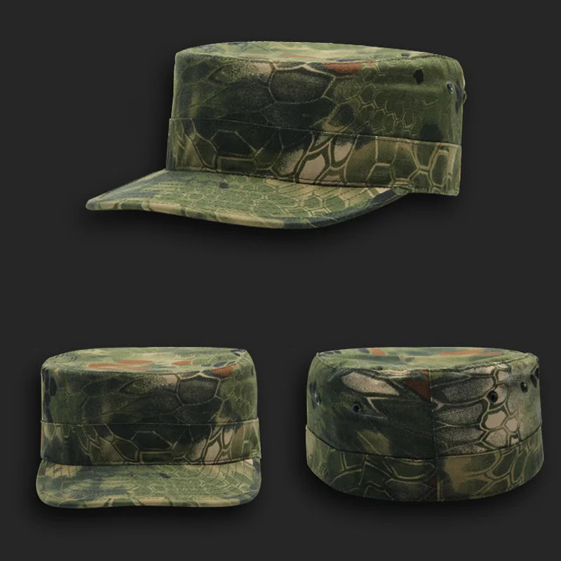 Men's Tactical Cap Blank Plain Camo Fitted Hats Multicam Caps Baseball Desert FG Camouflage Cap Hat Gear