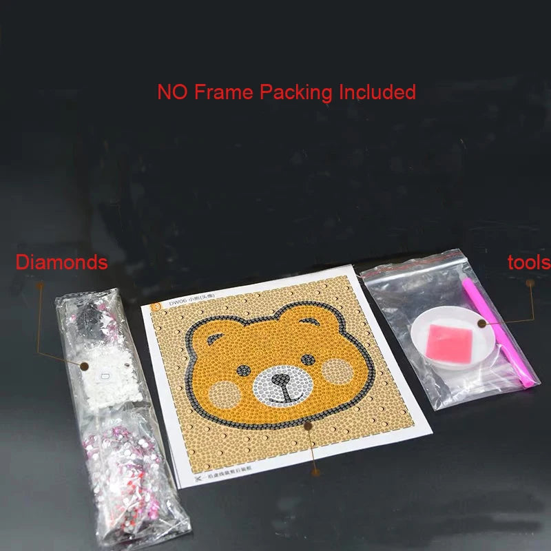 Christmas 5D Diamond Painting Kits for Kids for Children Beginners Art Crafts Unicorn Diamond Embroidery Home Wall Decoration