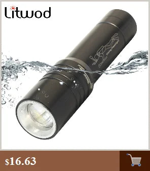 XHP70.2 Diving Military Grade Led Flashlight Torch Waterproof Underwater 100m Power by 26650 18650 Battery Bulbs Lantern Litwod