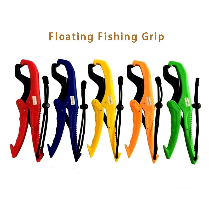 15cm 23cm Fish Grabber Plier Controller Practical Fishing Gripper Gear Tool ABS Grip Tackle Holder  Clamp with Adjustable Rope