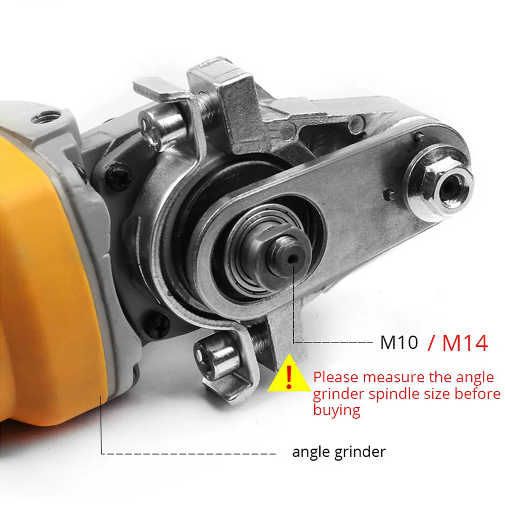 Angle Grinder Modified Oscillating Tool，Renovator Saw Slotting Machine Multifunction Power Woodworking Tool With Trimmer Blades