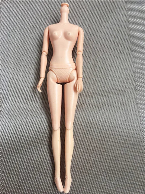 Multi Joints Movable Doll Body Figure Fat Slim Yoga Doll Body Beige White Brown Doll Toy Body For All 1/6 Head Man Lady Doll Toy