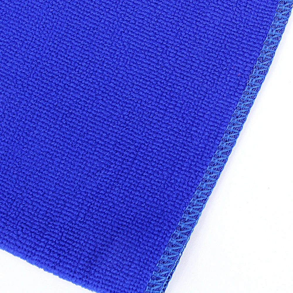 Auto SUV Soft Microfiber Absorbent Towel Car Detailing Wash Cleaning Cloth Blue Portable Washing Tools Universal Car Accessories