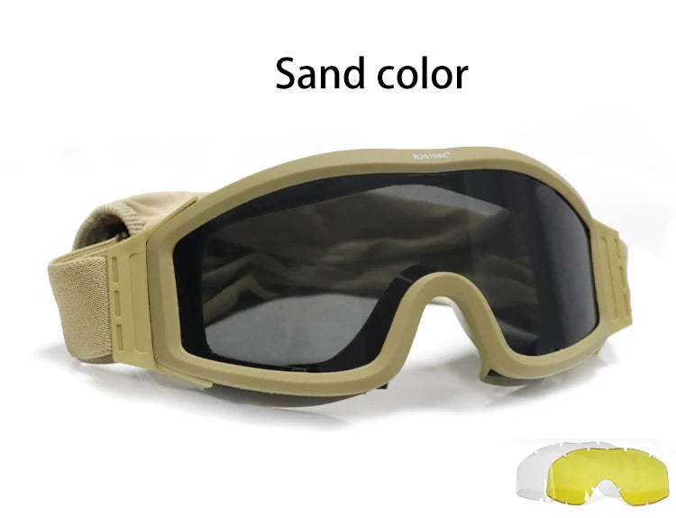 Tactical Glasses Men Shooting Hunting Glasses Military Gear Army Glasses Goggles Aisrsoft Paintball Protective Eye Glasses