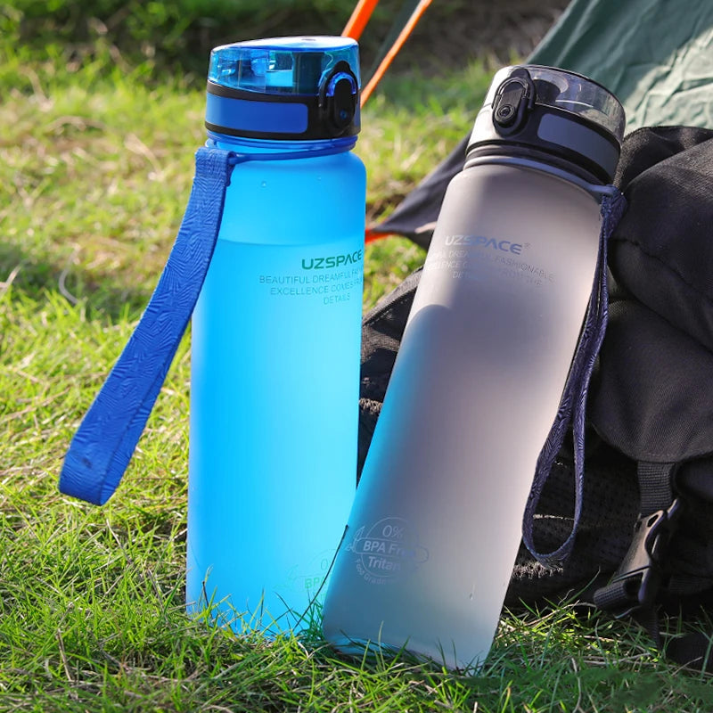 1000ml Large Capacity Water Bottle Portable Leakproof Shaker Frosted Plastic Drinkware Travel Camp Sports Direct Drinking Bottle