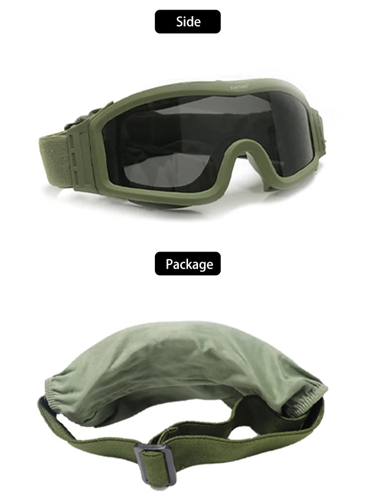 Tactical Glasses Men Shooting Hunting Glasses Military Gear Army Glasses Goggles Aisrsoft Paintball Protective Eye Glasses