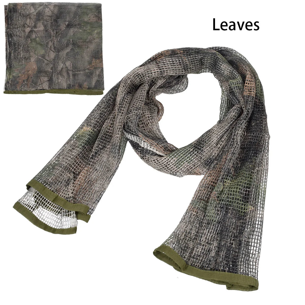 Cotton Camouflage Tactical Mesh Scarf Sniper Face Veil Camping Hunting Multi Purpose Hiking Scarve Ghillie Suit Clothes