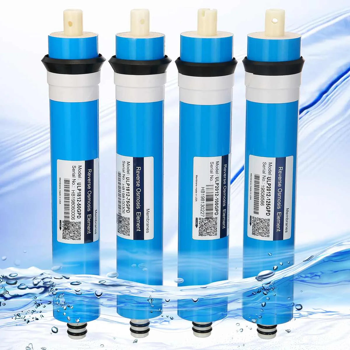 50/75/100/125GPD Home Kitchen Reverse Osmosis RO Membrane Replacement Water System Filter Water Purifier Water Filtration system