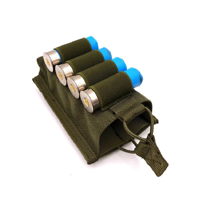 Tactical Molle 12GA 12 Gauge Ammo Shells Shotgun Bag Rifle Gun Reload Magazine Pouch for AK AR 15 Mag Bag Hunting Gear