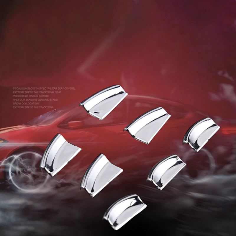 7PCS Car Chrome Interior Door Switch Styling Trims for Tesla Model S / x Accessories