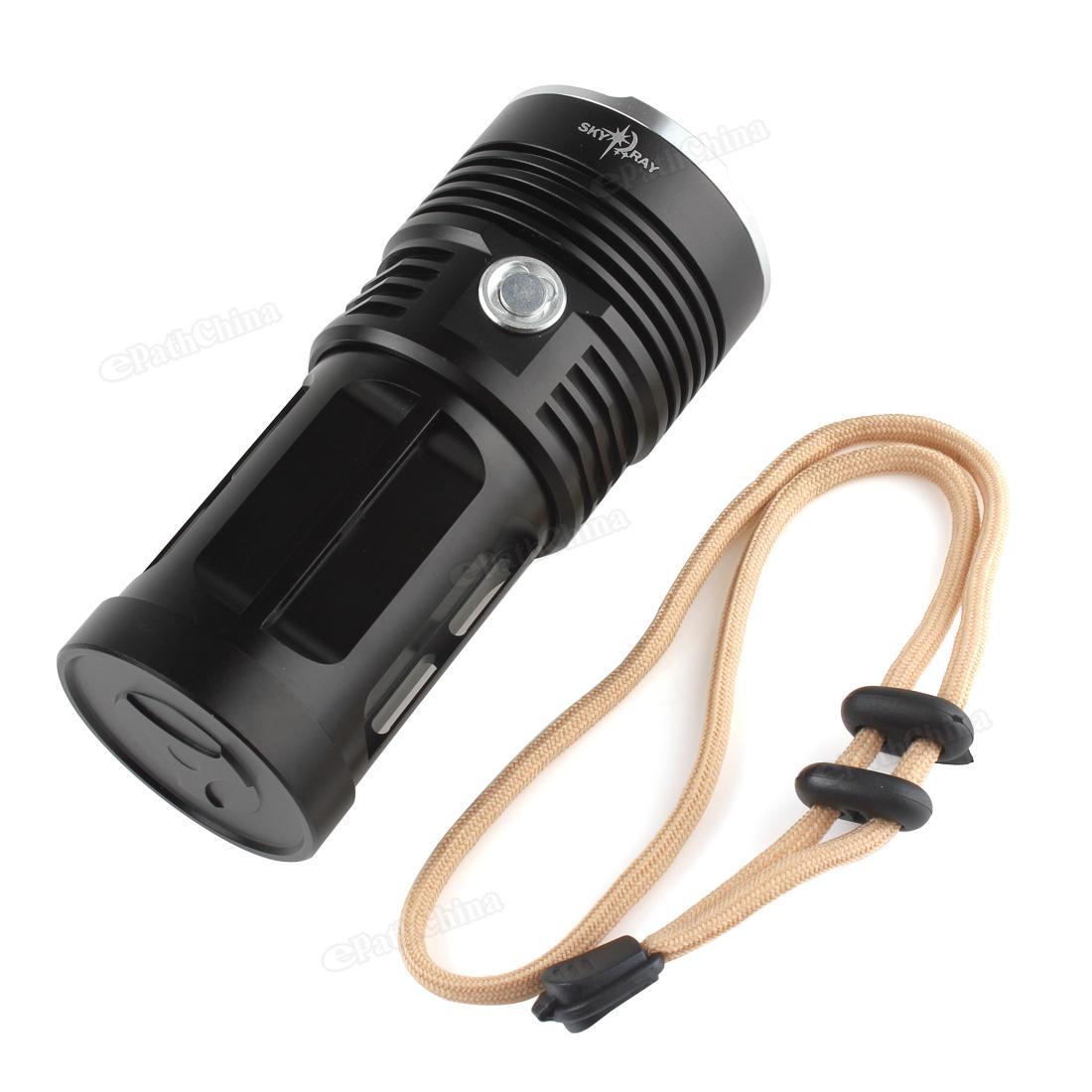 SecurityIng Flashlights 3 Modes Waterproof 2100 Lumens 7 LED Super Bright Torch for Camping / Daily Lighting