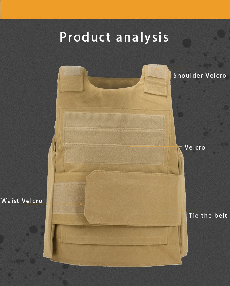 Tactical Vest Men Hunting Vest Plate Military Gear Airsoft Paintball Game Body Armor 4 Colors