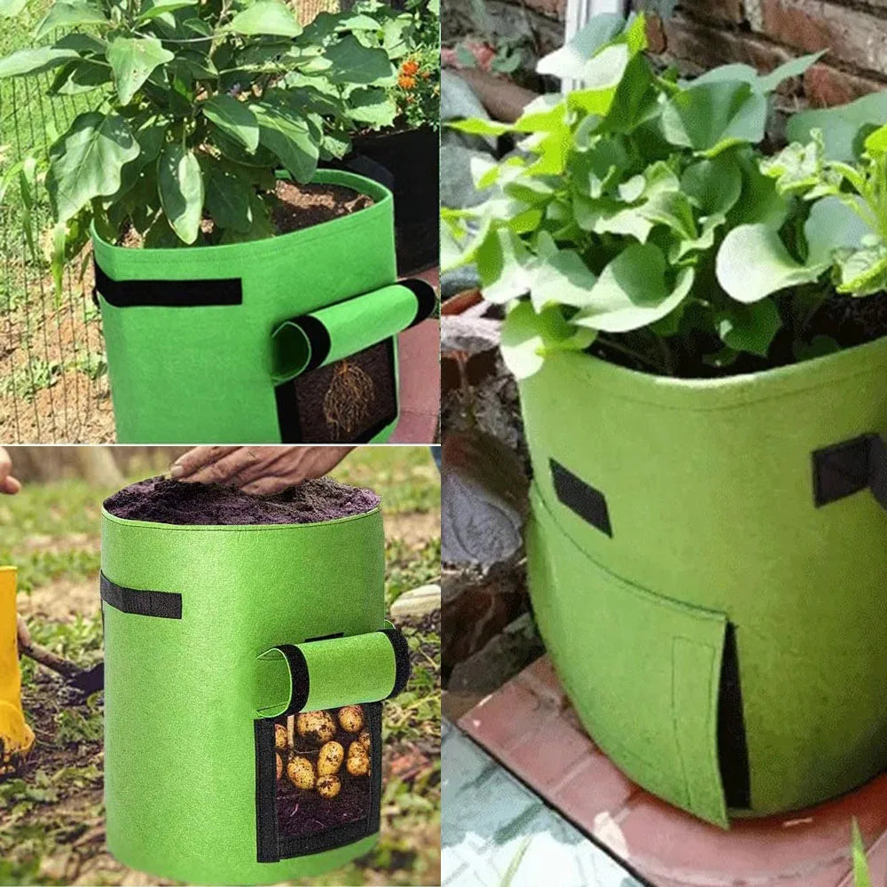 4Gal potato bag Planting pots growing Garden pots plant pots garden accessories garden pot cultivation Non-Woven fabric Q1