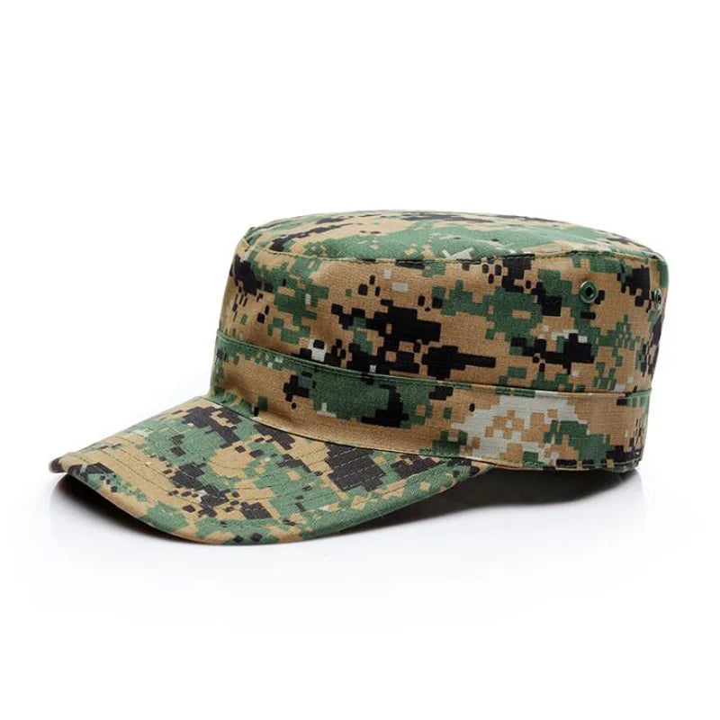 Men's Tactical Cap Blank Plain Camo Fitted Hats Multicam Caps Baseball Desert FG Camouflage Cap Hat Gear