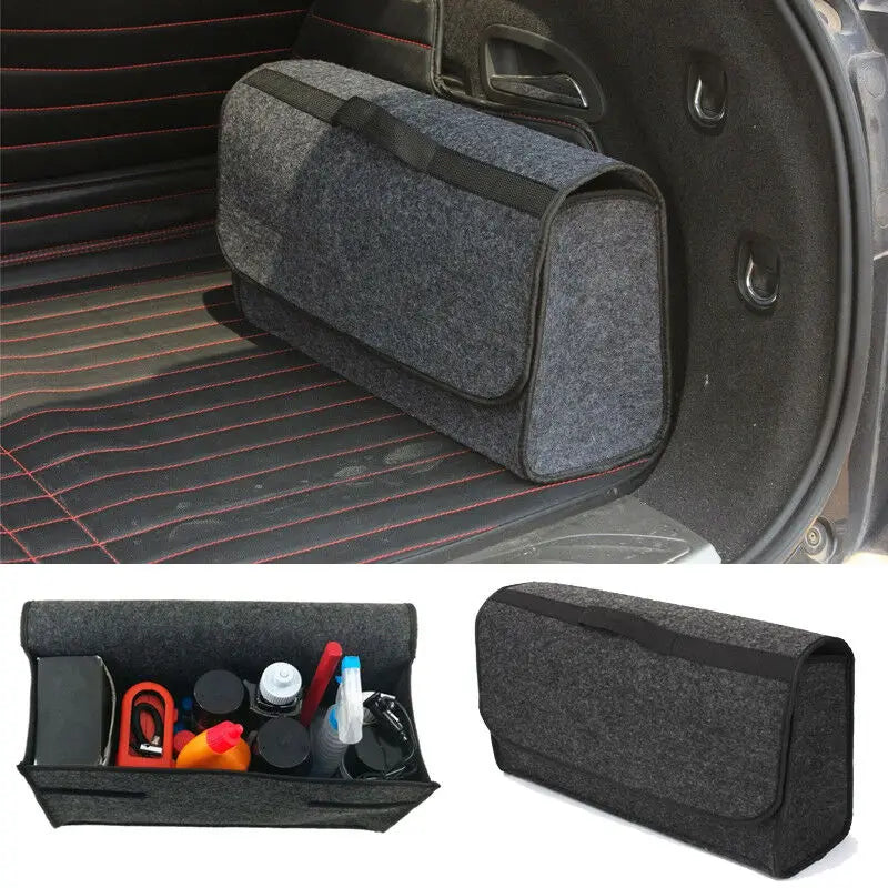 Car Tool Sundries Storage Box Toolbox Trunk Cargo Organizer Foldable Storage Collapse Bag Bin