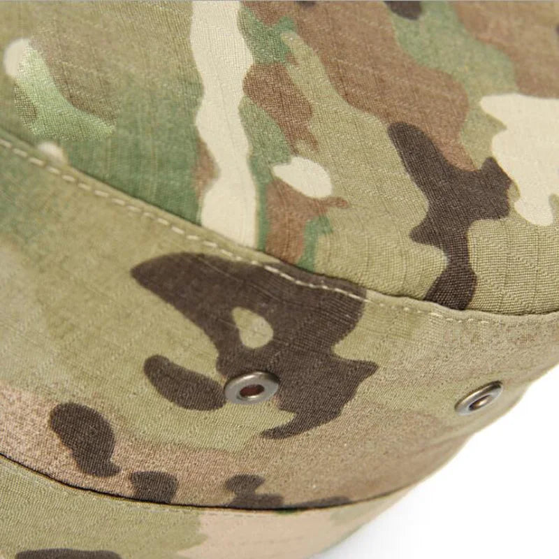 Men's Tactical Cap Blank Plain Camo Fitted Hats Multicam Caps Baseball Desert FG Camouflage Cap Hat Gear