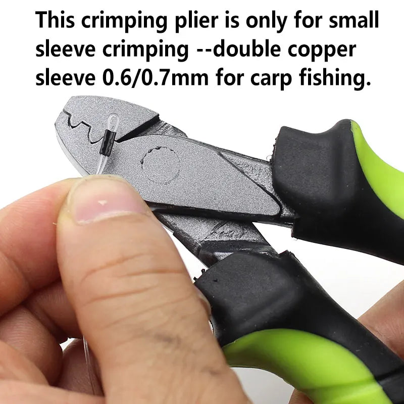 Carp Fishing Accessories Carp Crimps Plier Tool for Stiff Coated Braids Mono Leader  Booms Hair Rig Method Feeder Fishing Tackle