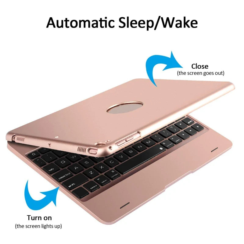 Keyboard Case For iPad 9.7 2017 2018 5th 6th generation iPad Air 1 2 ipad pro 9.7 Mini 1 2 3 4 5 bluetooth keyboard Cover cases