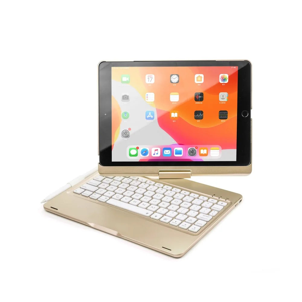 Wireless Bluetooth Keyboard Cover for ipad pro11‘’ new ipad pro11‘’ Ultra thin light-emitting 360rotate Ultra thin keyboard case