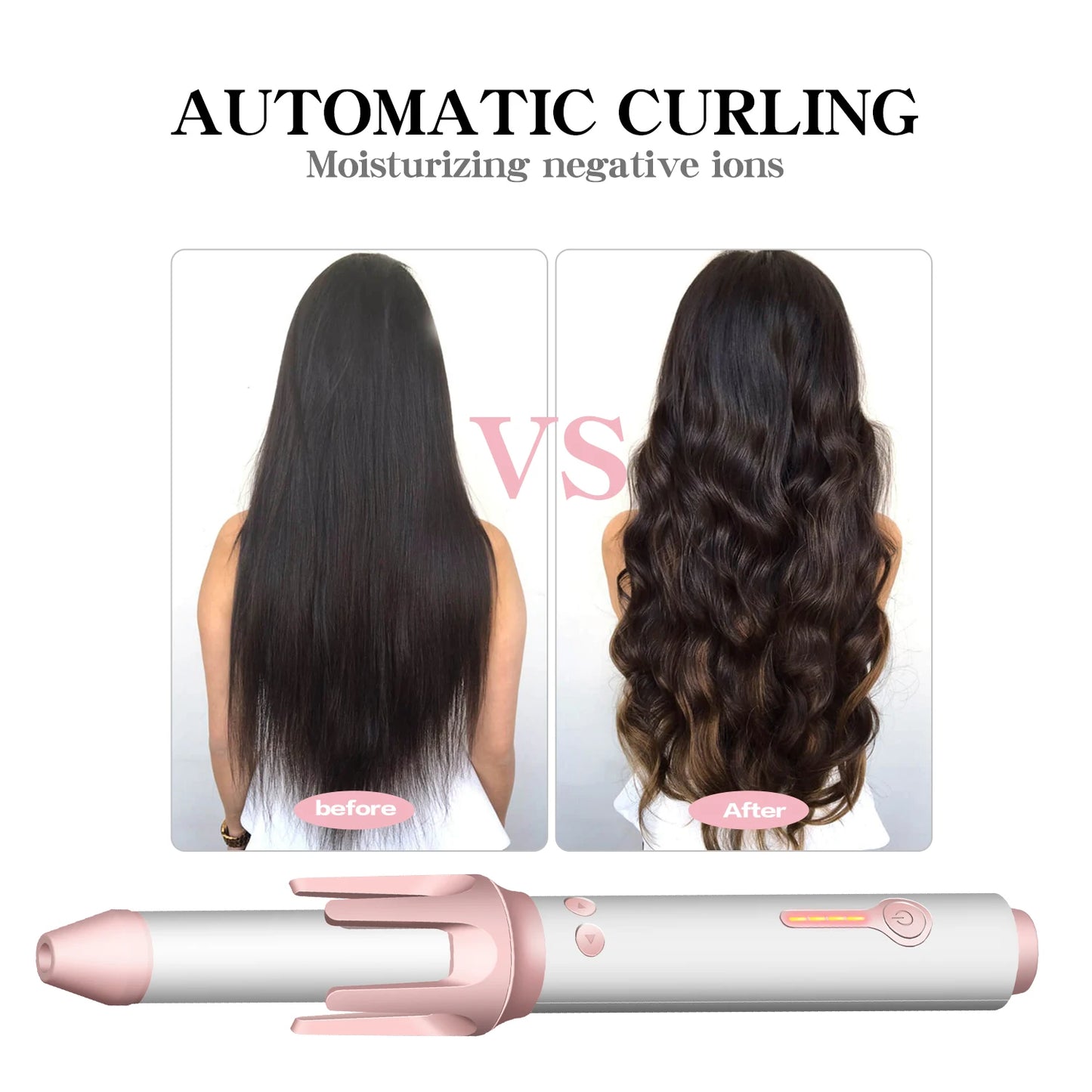 Automatic Hair Curler Auto Hair Curling Iron Ceramic Rotating Air Curler Air Spin Wand Styler Curl Machine Magic Hair Curler