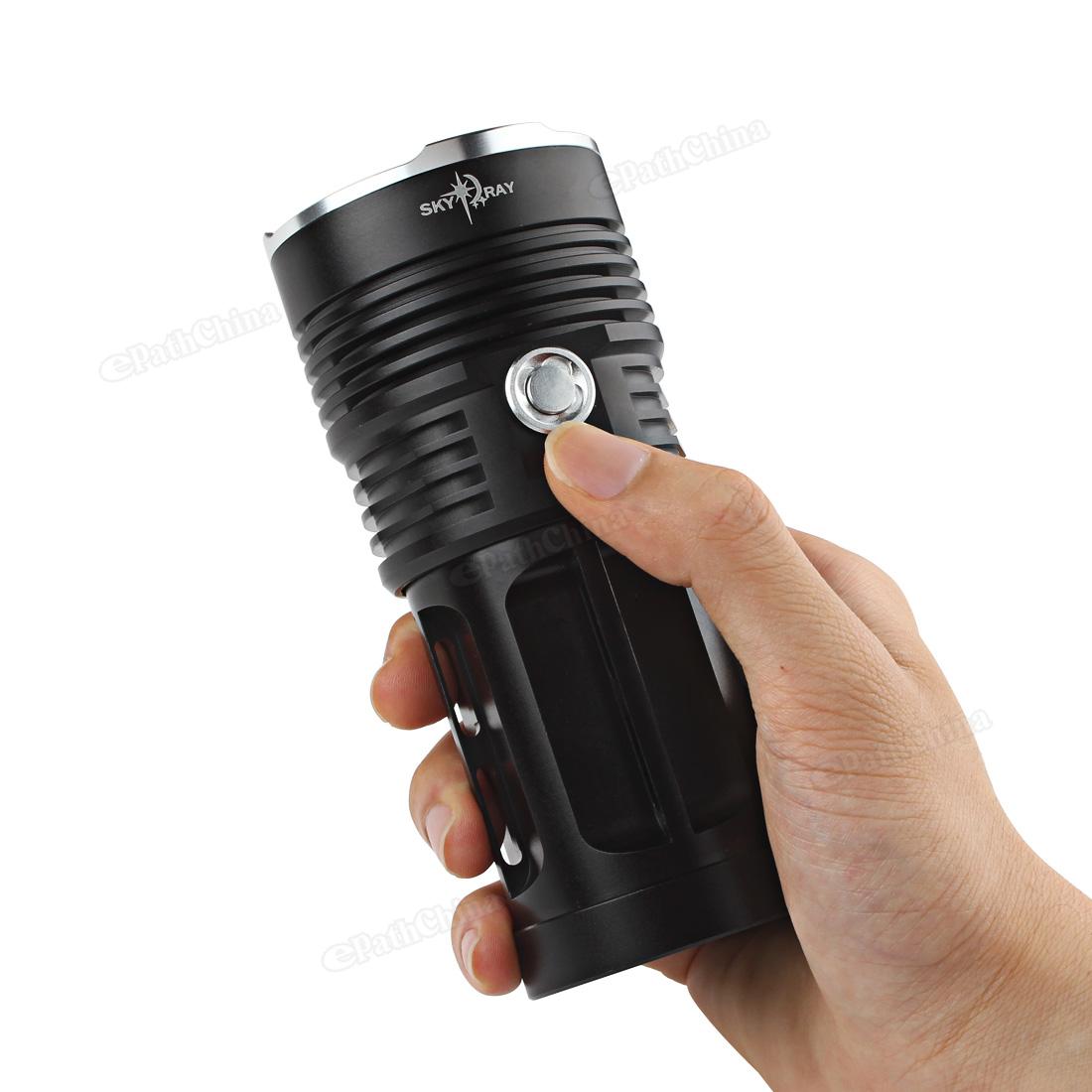 SecurityIng Flashlights 3 Modes Waterproof 2100 Lumens 7 LED Super Bright Torch for Camping / Daily Lighting