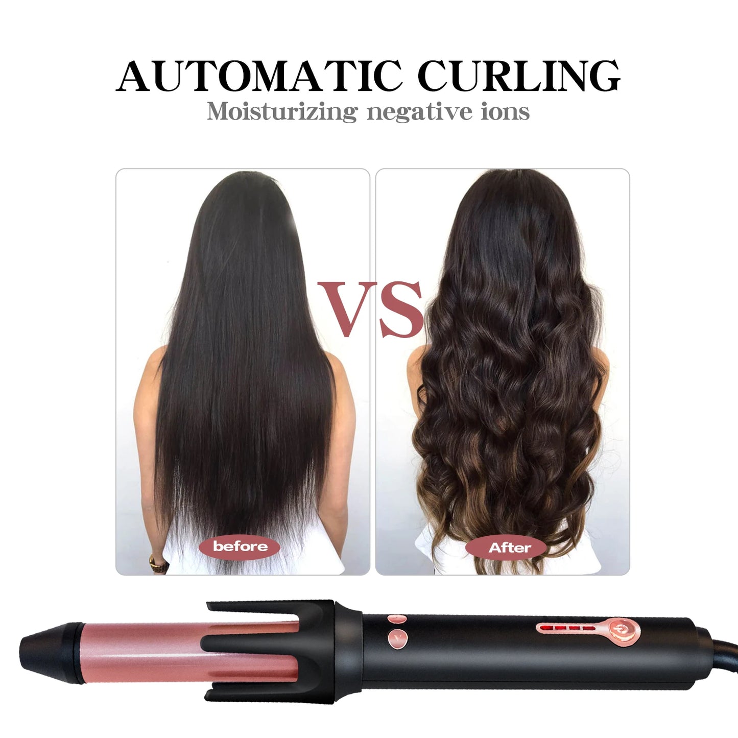 Automatic Hair Curler Auto Hair Curling Iron Ceramic Rotating Air Curler Air Spin Wand Styler Curl Machine Magic Hair Curler