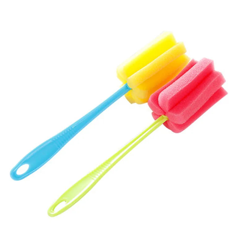 1PCS Bottle Sponge Brushes Cup Glass Milk Bottles Brush Washing Cleaning Cleaner Kitchen Tools Baby Accessories Hot Sale