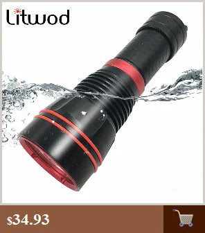 XHP70.2 Diving Military Grade Led Flashlight Torch Waterproof Underwater 100m Power by 26650 18650 Battery Bulbs Lantern Litwod