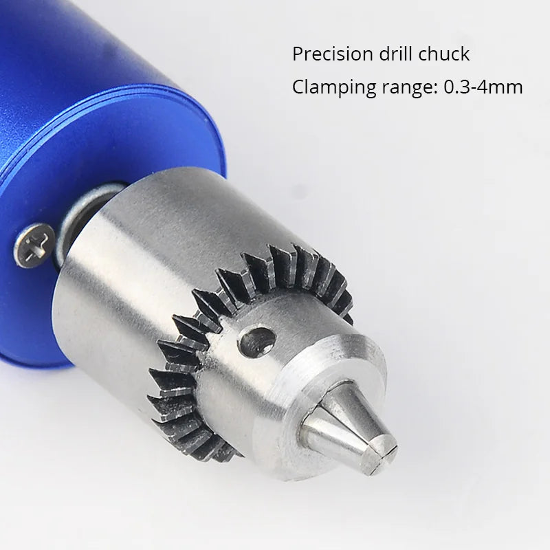 Brushless Mini Electric Drill Variable Speed Electric Grinder Engraving Cutting Polishing Drilling Power DIY Tool 385 Motor