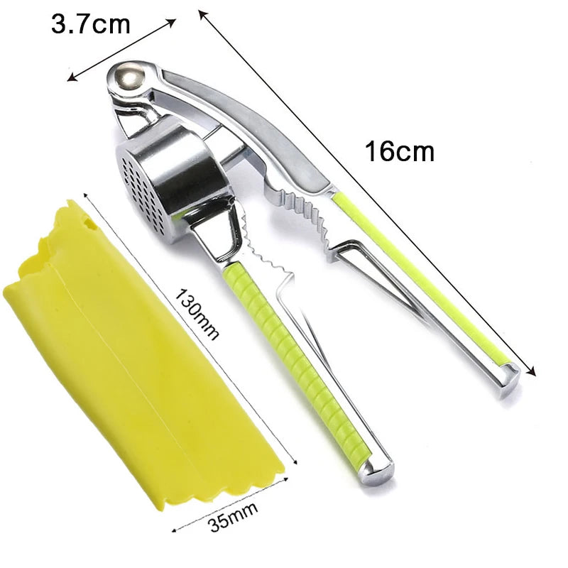 Garlic Press Crusher Squeezer Masher Home Kitchen Mincer Tool Stainless Steel Kitchen Accessories Cuisine Outils Accessoires