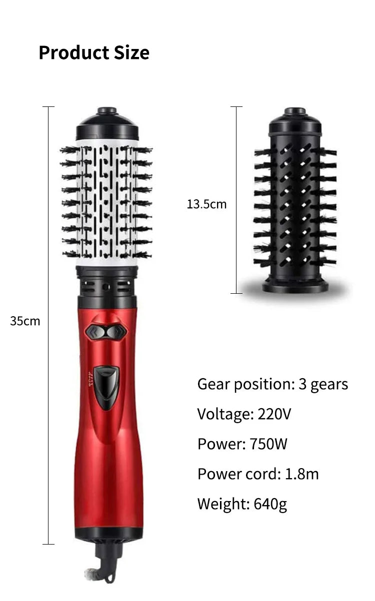 DARSONVAL 3 In 1 Hair Dryer Brush Automatic Rotating Hot Air Brush Electric Comb Multifunction Anion Brush Curling Hair Curl