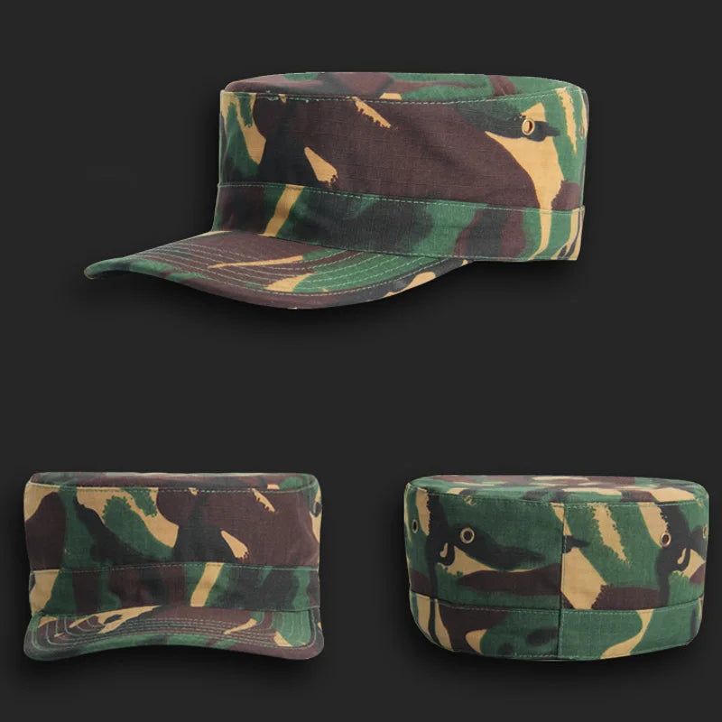 Men's Tactical Cap Blank Plain Camo Fitted Hats Multicam Caps Baseball Desert FG Camouflage Cap Hat Gear