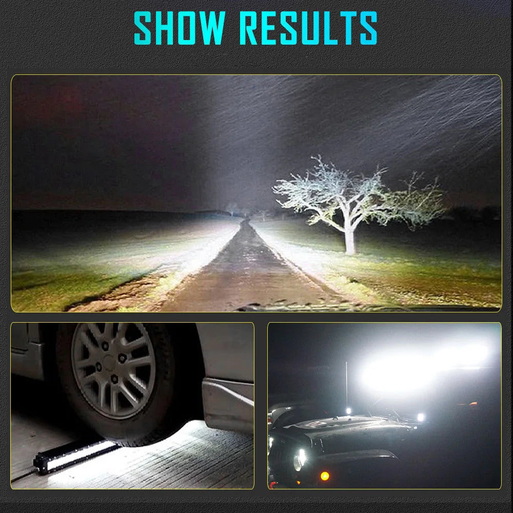 30'' Led Light Bar Combo Beam Driving Lighting 4x4 Offroad Led Bar Work Lights 12V 24V for Vehicle Trucks Tractor Boat