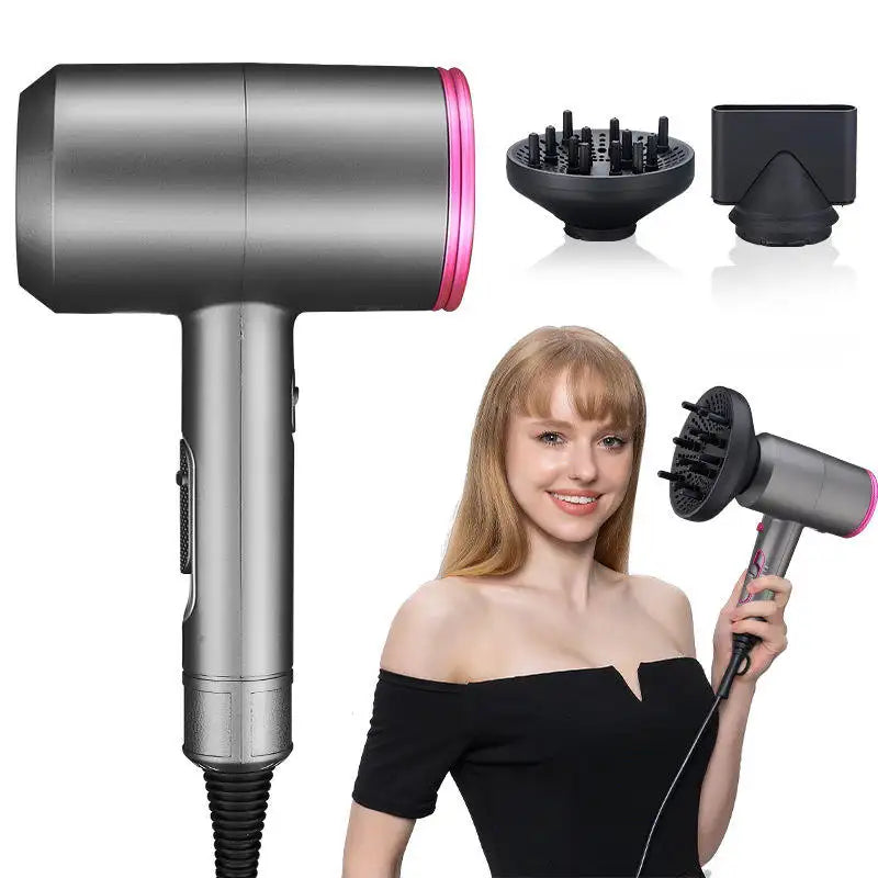 2000W Anion High-Speed Hair Dryers Styling Electric Turbine Safety Low Noise Quick Drying Cold Hot Wind Suitable For Home Salons