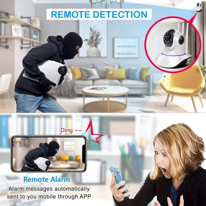 1080P Wireless WiFi Camera Home Security Surveillance Indoor IP Camera Motion Detection 360 PTZ Cam Securite Kamera Baby Monitor