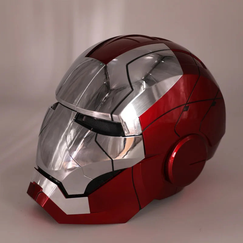 Marvel MK5 Helmet Cosplay Iron Man Electric Multi-piece Opening And Closing Voice Control Eyes Model Toy For Children Adult Gift